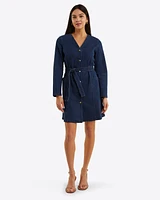 Colbie Snap Front Dress Denim