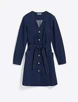 Colbie Snap Front Dress Denim