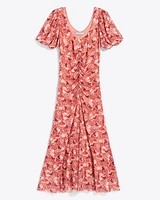 Mindy Midi Dress Stretch Mesh