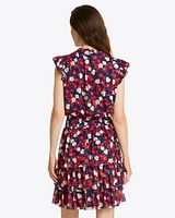 Alana Tiered Dress Stretch Mesh