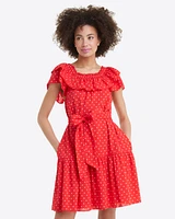 Sawyer Dress Red Polka Dot