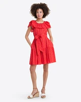 Sawyer Dress Red Polka Dot