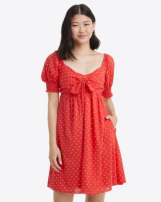 Jennifer Dress Red Polka Dot