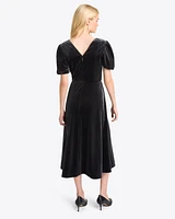 Vivienne Love Circle Midi Dress Velvet