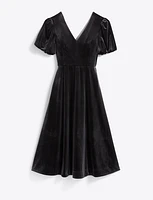 Vivienne Love Circle Midi Dress Velvet