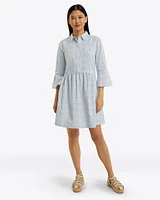 Sheena Shirtdress Textured Stripe