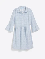 Sheena Shirtdress Textured Stripe
