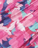 Reba Wrap Dress Shadow Stripe