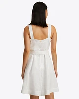 Kylie Love Circle Mini Dress Linen