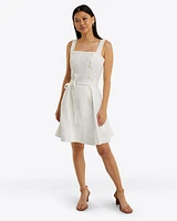 Kylie Love Circle Mini Dress Linen