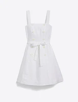 Kylie Love Circle Mini Dress Linen