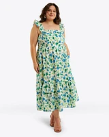 Carrie Midi Dress Linen