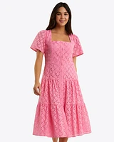 Caitlyn Midi Dress Eyelet