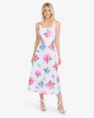 Josephine Love Circle Dress Printed Hydrangea