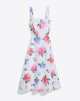 Josephine Love Circle Dress Printed Hydrangea
