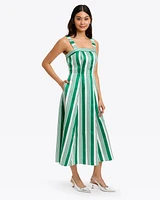 Rosalind Love Circle Dress Ottoman Stripe