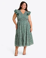 Meg Midi Dress Gauzy Cotton