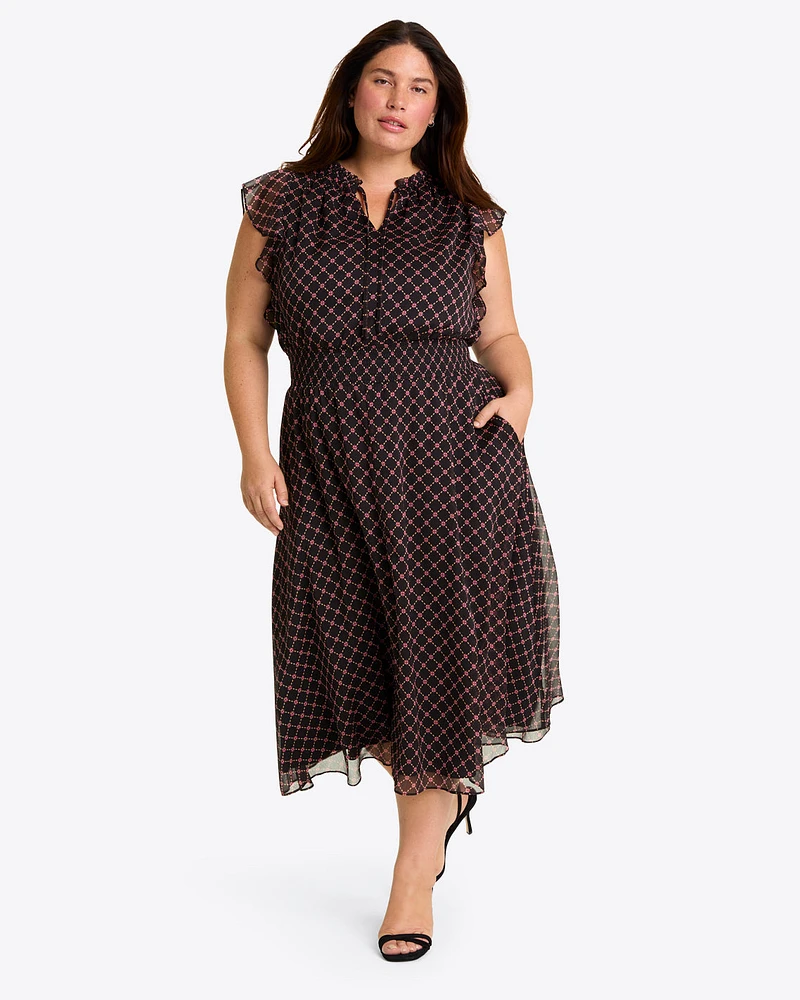 Tenille Dress Crinkle Chiffon