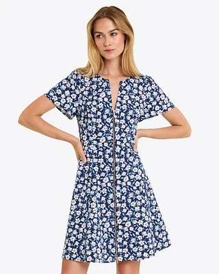 Mae Love Circle Dress Blue Floral