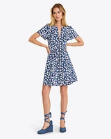 Mae Love Circle Dress Blue Floral