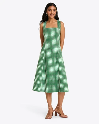 Genevieve Midi Dress Structured Cotton