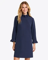 Lindsay Shift Mini Dress Crepe