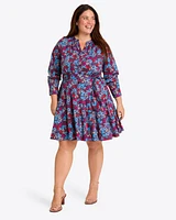 Imogen Mini Shirtdress Stretch Poplin