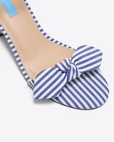 Preston Sandal Blue & White Stripe