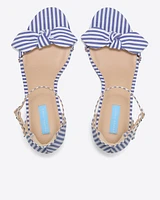 Preston Sandal Blue & White Stripe