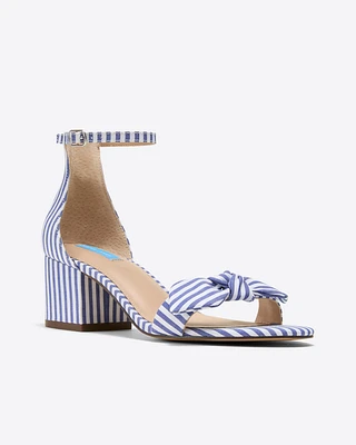 Preston Sandal Blue & White Stripe