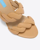 Dolly Heel Sandal Natural