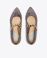 Abigail Velvet Flat