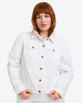 White Denim Jacket