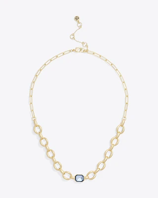 Chain and Gem Necklace