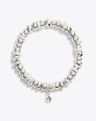 Stretch Bracelet in Silver