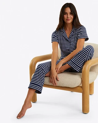 Linda Pajama Set Nautical Stripe