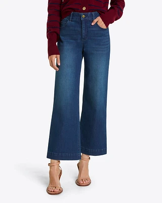 5-Pocket Wide Leg Crop