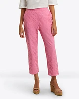 Eyelet Pants