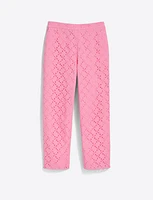 Eyelet Pants