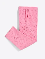 Eyelet Pants