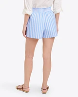 Relaxed Pull On Short Crisp Cotton