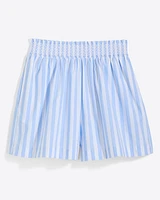Relaxed Pull On Short Crisp Cotton