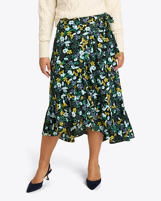 Tie Waist Wrap Skirt Jasmine Frost