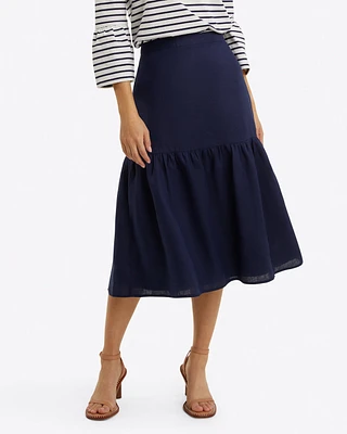 Midi Skirt Linen