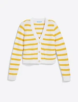 Rita V-Neck Cardigan Cotton