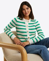 Rita Crewneck Cardigan Cotton