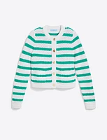 Rita Crewneck Cardigan Cotton