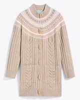 Fairisle Toggle Sweater