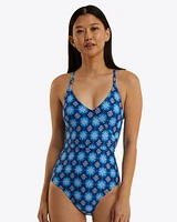 Crossover One Piece Swimsuit