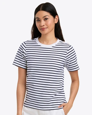 Crewneck T-Shirt Nautical Stripe